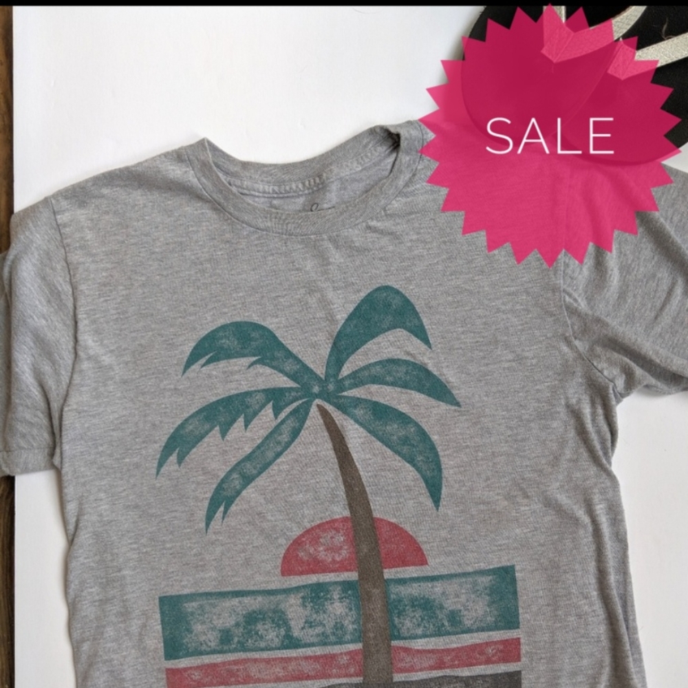 Awesome Sauce Sunset Pam Tree Graphic Tee